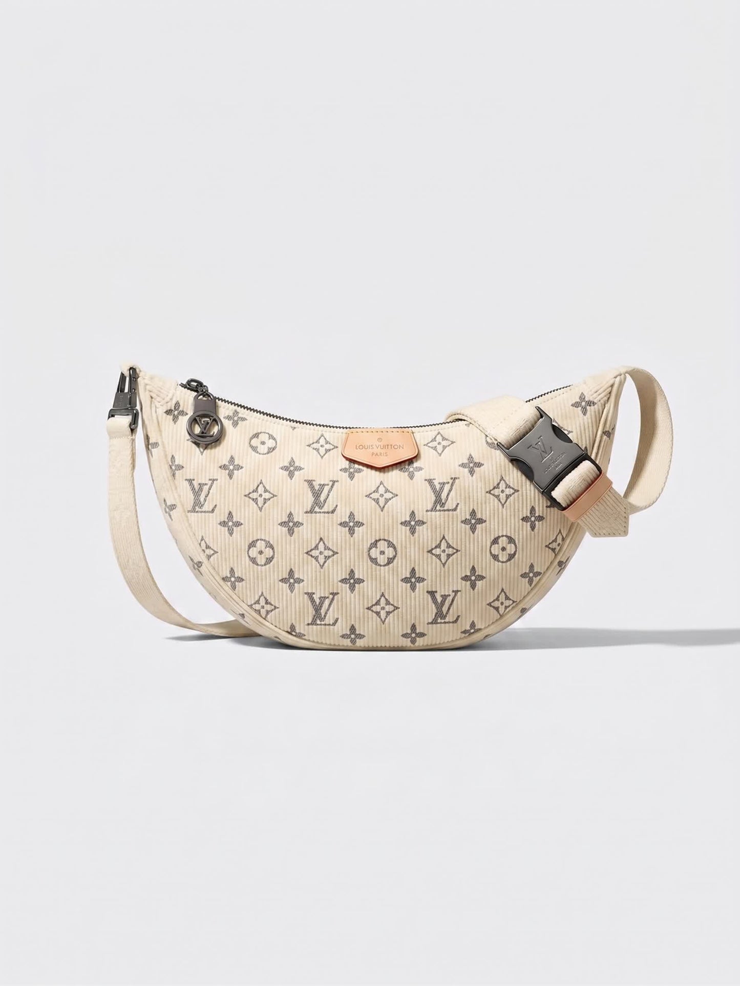 Mini Round Corduroy Crossbody Bag